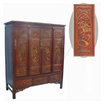 Dongyang Woodcarving Cabinets